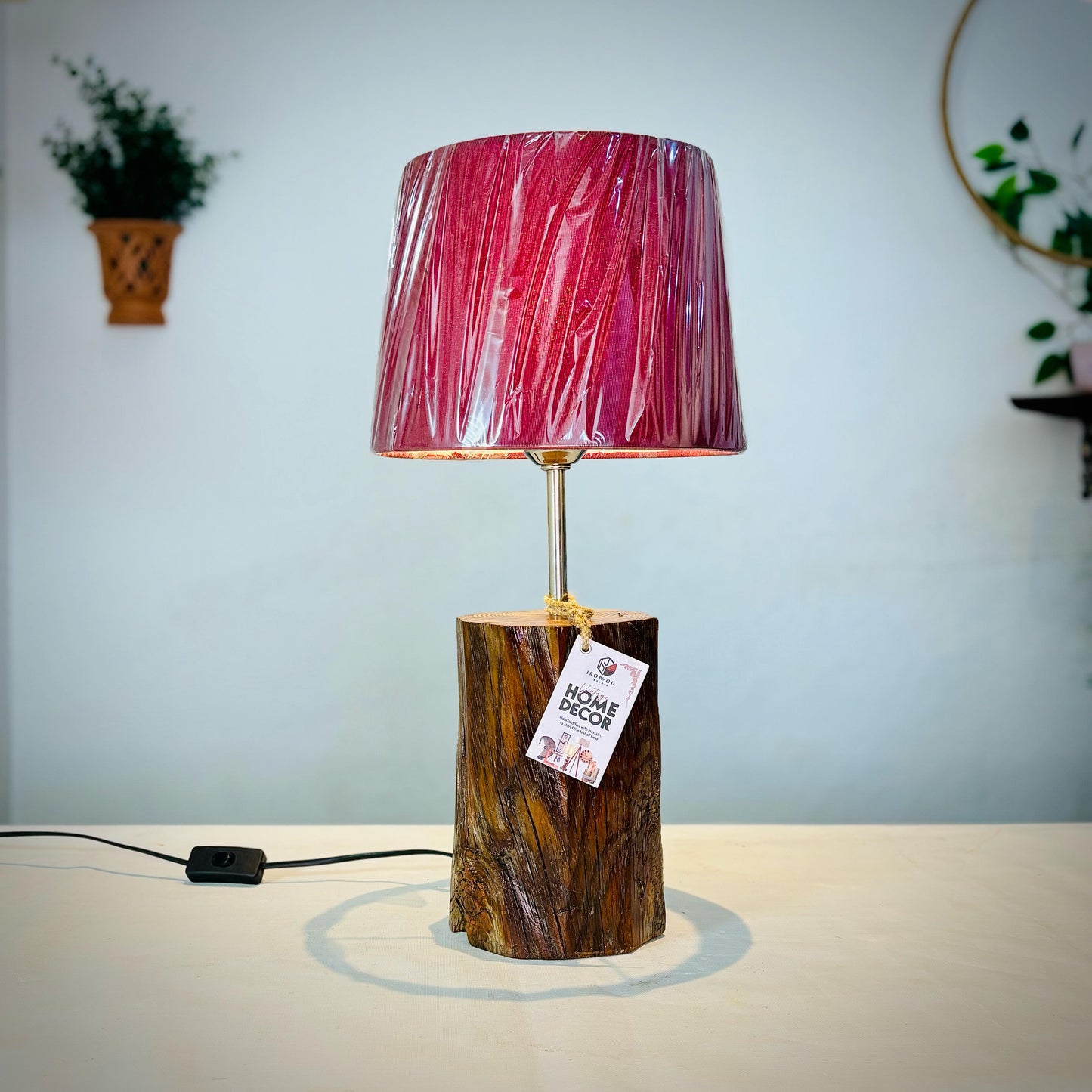 Century Oak Table Lamp