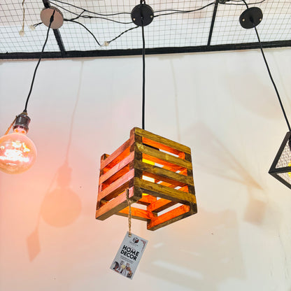 Square Block Fire Lamp