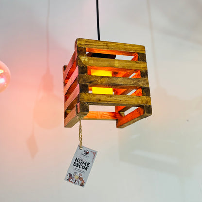 Square Block Fire Lamp