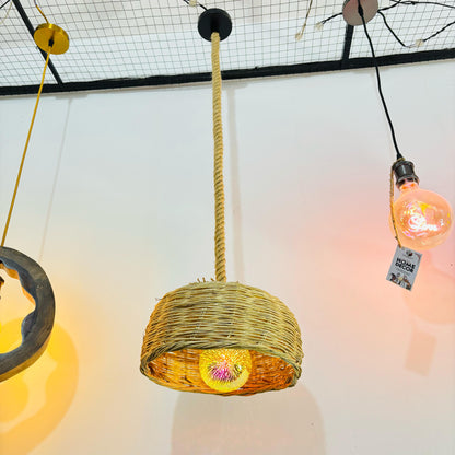 Vintage Rattan Light