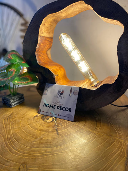 Wooden Core Lamp